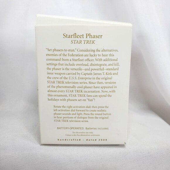 Hallmark Ornaments Star Trek Collection 1990s Magic Lighted Ships Lot of 7 - Picture 12 of 12